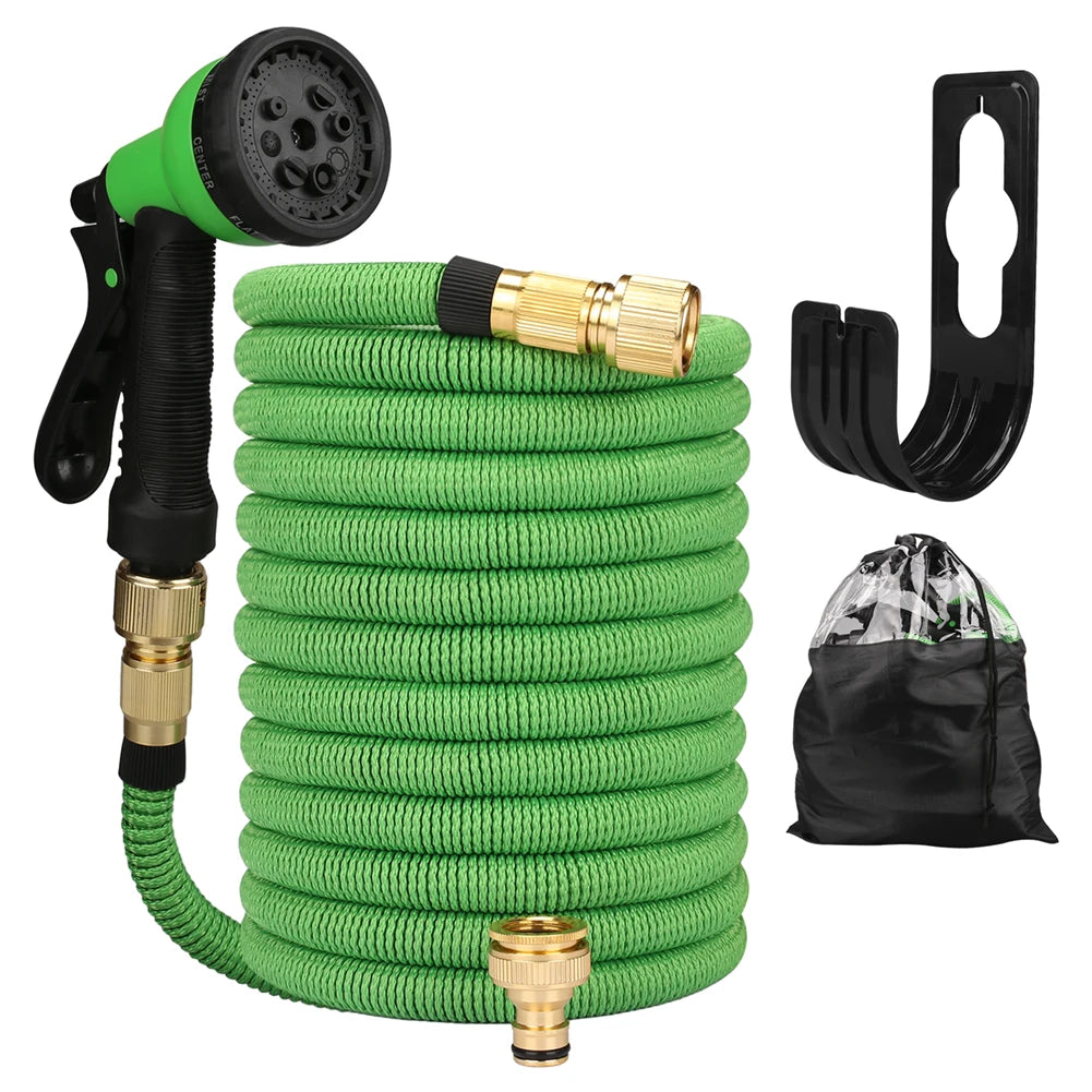 Portable Garden Hose for Car Cleaning in 50/75/100ft sizes