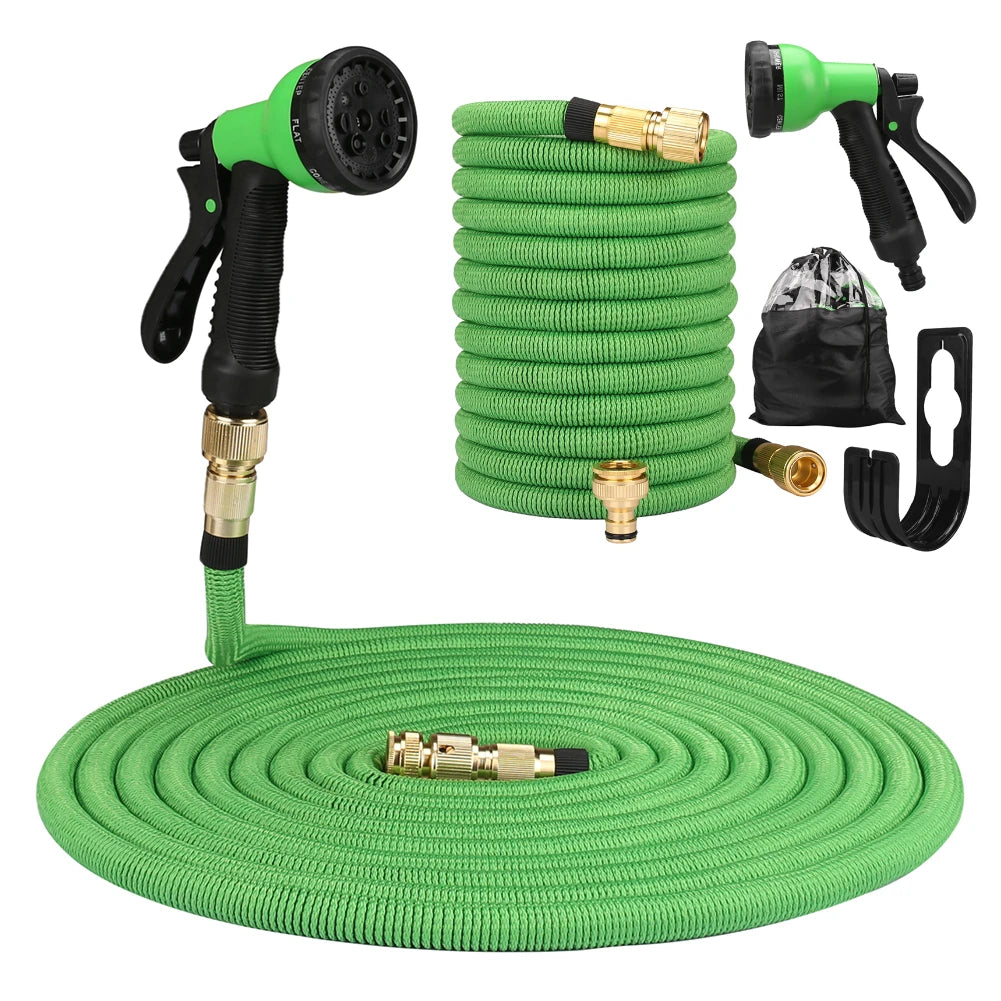 Portable Garden Hose for Car Cleaning in 50/75/100ft sizes