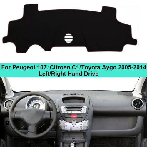Dashboard Mat For Peugeot 107 Citroen C1 Toyota Aygo 2005 - 2014 LHD RHD - Little Buggers Club - Mod Shop
