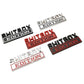 3D Chrome Black Red Metal SHITBOX EDITION Badge - Little Buggers Club - Mod Shop