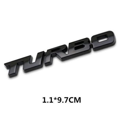 3D Turbo Car Emblem Badge - Little Buggers Club - Mod Shop