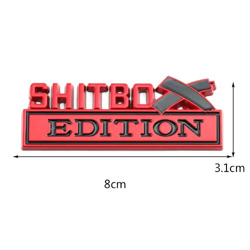 Car Shitbox EDITION Badge Decal - Little Buggers Club - Mod Shop