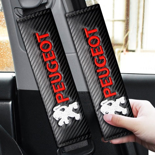 2pcs Car Shoulder Seat Belt Cover For Peugeot - Little Buggers Club - Mod Shop