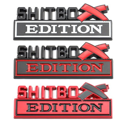 Car Shitbox EDITION Badge Decal - Little Buggers Club - Mod Shop