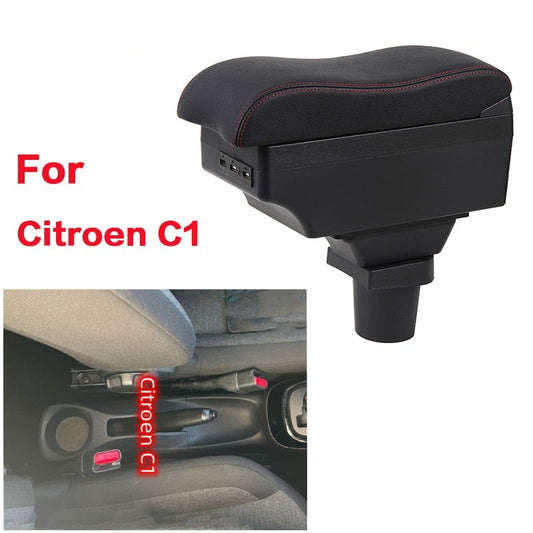 Armrest Box For Citroen C1 With USB charging Port - Little Buggers Club - Mod Shop