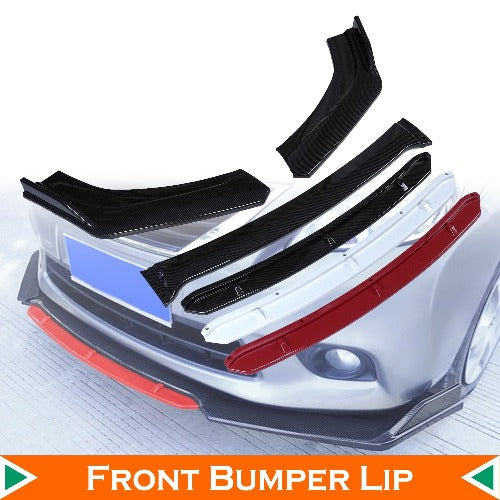 Universal Car Front Bumper Lip Splitter Diffuser 4PCS - Little Buggers Club - Mod Shop
